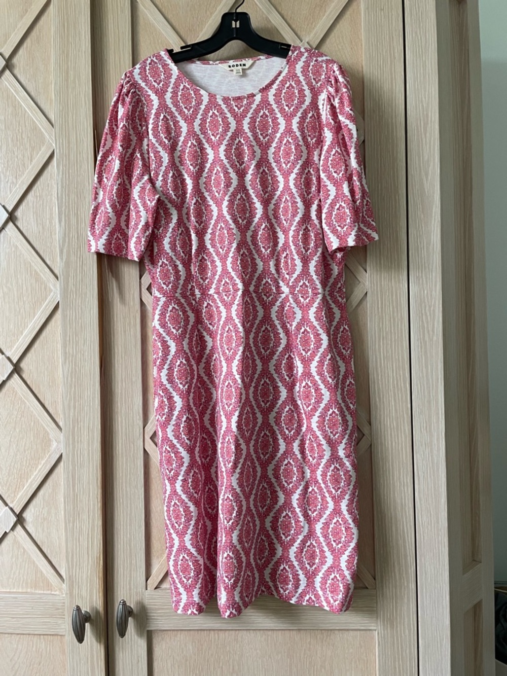 Boden Women’s Pink Patterned Shift Dress